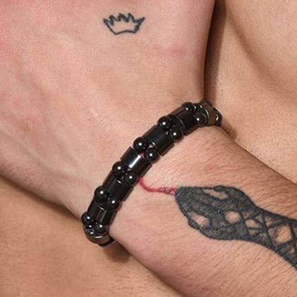 Andrew Christian Hematite Metallic Bracelet - Picture 5 of 5